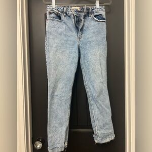 Abercrombie & Fitch high rise mom jeans curvy fit